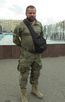 И.о. комбата милицейского добровольческого батальона «Киев-1» Юрий «Борода» Чебан