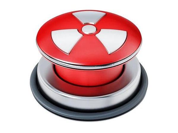 Символічна ядерна кнопка / фото: depositphotos.com