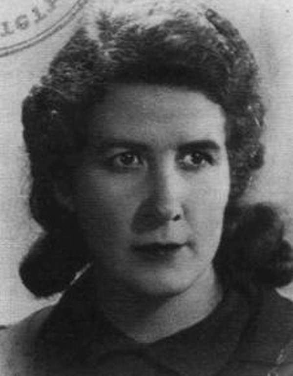 Ольга Славинская, сотрудница Зондерштаба «Р». Арестована в 1945 г.