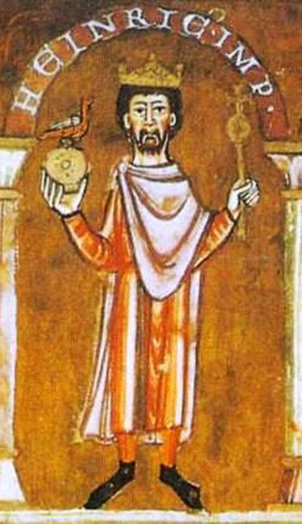 Генріх IV. З мініатюри Євангелія монастиря святого Еммерама. Друга половина ХІ століття. Фото: wikipedia.org