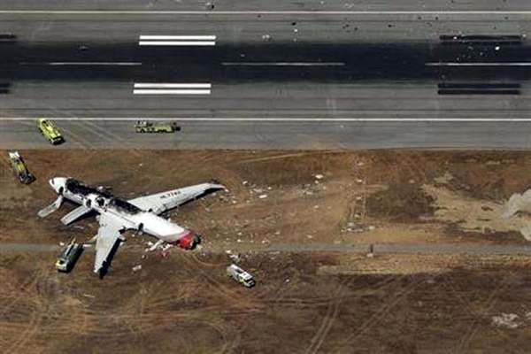 Крушение самолета Boeing в Сан-Франциско