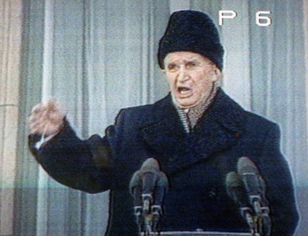 Николае Чаушеску, декабрь 1989 года. Кадр: Philippe Bouchon / AFP