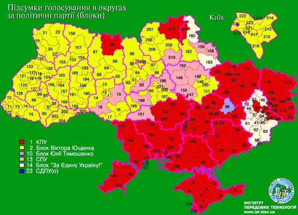 Выборы Президента 1999 года. Наиболее коммунистическим оказался не Восток, а украиноязычные аграрные области