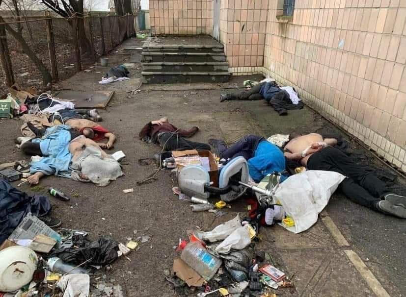 Убитые россиянами жители Бучи