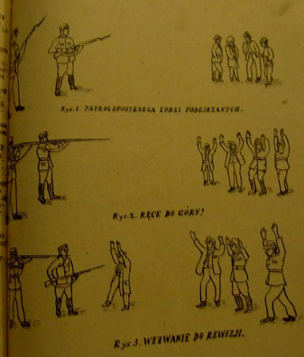 Из инструкции комендатуры государственной полиции о порядке проведения задержания. 1922 год. Заметили — руки вверх! — Поочередно к обыску...