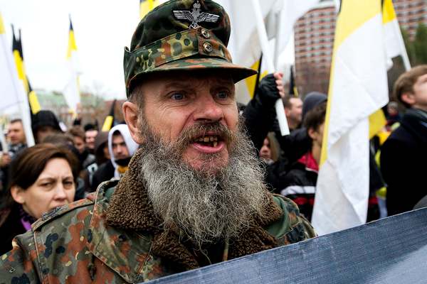 «Русский марш» в центре Москвы. 