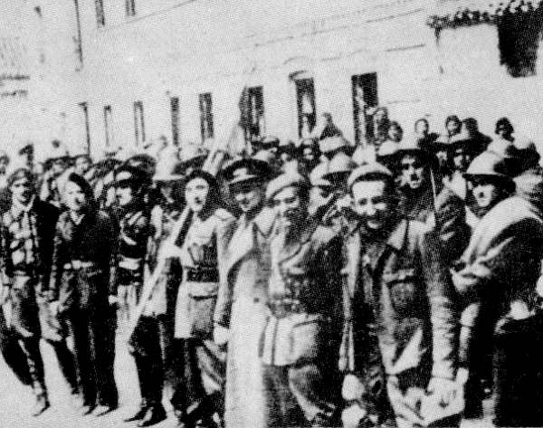 Бойцы интербригады имени Домбровского после битвы под Гвадалахарой