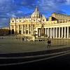 Площадь Святого Петра в Ватикане. Реклама