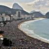 Знаменитый пляж в Рио-де-Жанейро. Бразилия. Реальность