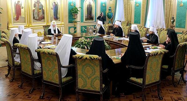 Фото:  Фото: patriarchia.ru. Заседание Синода Русской Православной Церкви