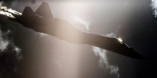 Фото:  Самолет СУ-57 на XIII Международном авиационно-космическом салоне МАКС-20