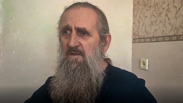 Священик Микола Зірка. Скріншот відео ТАРС