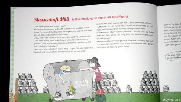 Книжка Новини зі сміттєвого бака, в якій німецький уряд намагався пояснити дітям важливість сортування сміття
