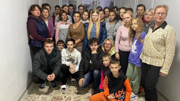 Діти з Харківщини, які повернулися з російської депортації Зображення: Мінреінтеграції