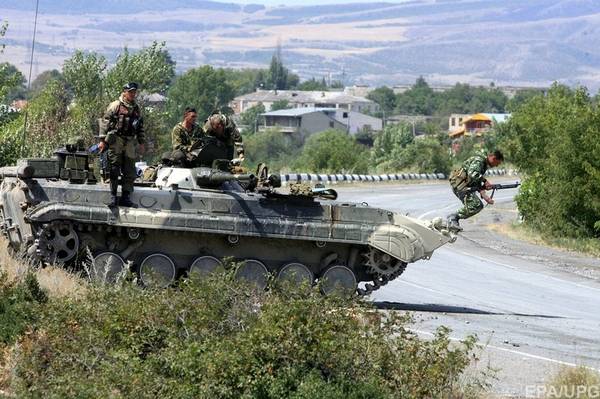 Российские войска в Грузии, август 2008