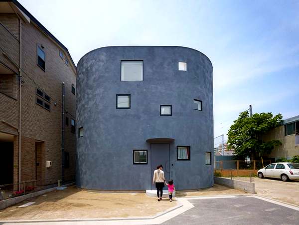 Современные дома: «Овальный дом». Хиросима, Япония