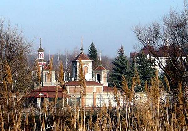 На фото имение Юрия Иванющенко в Енакиево. На первом плане: это не дом, а лишь ворота
