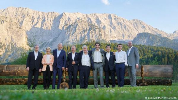 Фото дня Участники саммита G7 в баварских Альпах