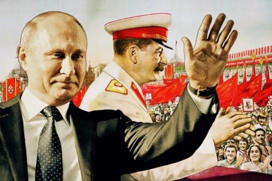 Фото:  Путін і Сталін