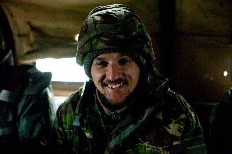 Максим Грищук во время участия в войне на Донбассе. Фото: Петр Задорожный