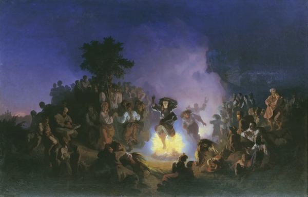 "Ніч на Івана Купала", Іван Соколов, 1856 рік. Фото: wikipedia.org