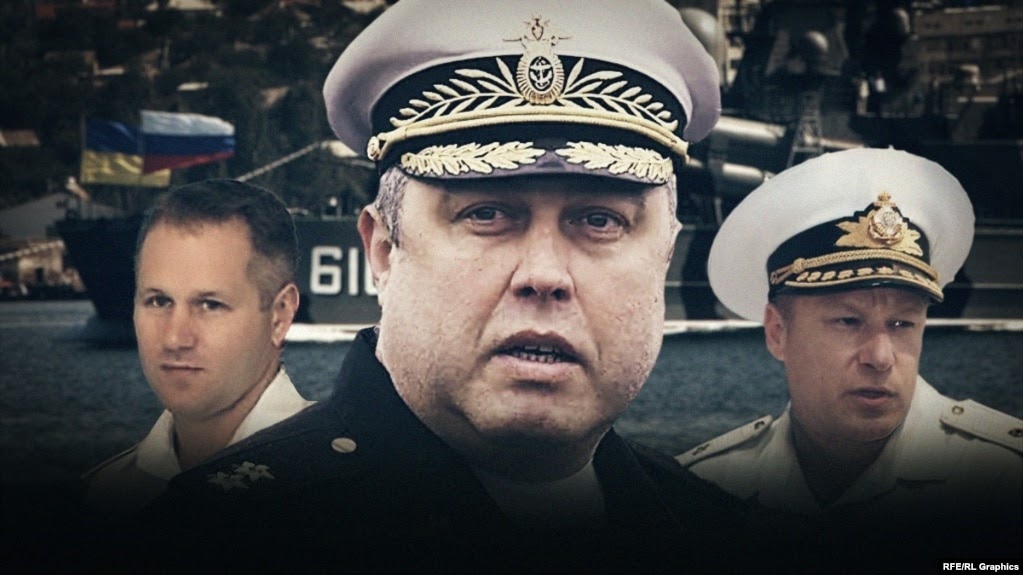 Фото:  Коллаж. Экскомандующие ВМС Украины Дмитрий Шакуро, Денис Березовский, Сер