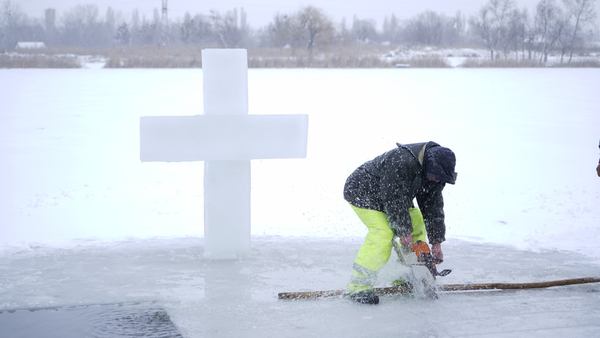 Фото дня Водохреще. Суспільне Харків