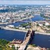 Гавань и недостроенный Подольский мостовой переход
