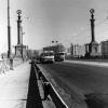 1970 год Автобус и трамвай на мосту Патона