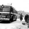 1945 год  После расчистки Крещатика и восстановления контактной сети на нем возобновилось движение троллейбусов.