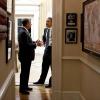 После заседния по принятию бюджета, Обама вызвал спикера палаты представителей Джона Бонера на пару слов