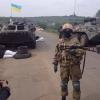 Блок-пост украинских военных военных Фото: sashakots