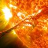 Огромная вспышка на Солнце 31 августа 2010 года. Фото NASA.