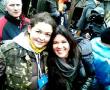 Фото:  Ася с Русланой на Майдане