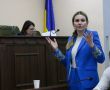 Фото:  Суспільне Новини/Олексій Арунян / Народна депутатка Анна Скороход на засі