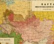   Мапа поширення української мови станом на 1871 рік. Автори: П.П. Чубинський, К