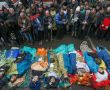 Фото:  Расстрелянные на улице Институтской в Киеве участники Революции Достоинст