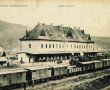 Фото:  Залізничний вокзал у Ясіні – тепер Рахівський район на Закарпатті, почато