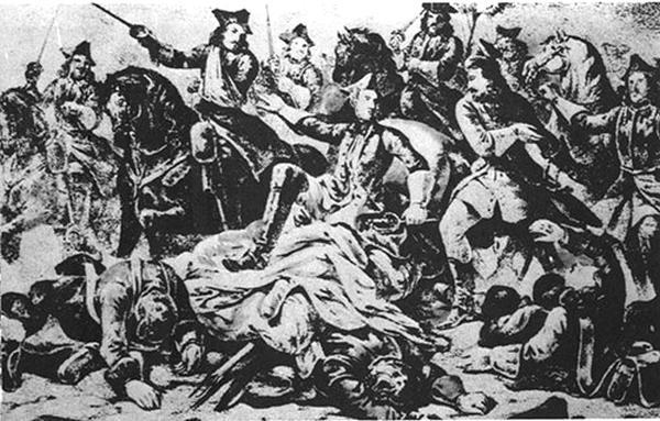 Фото:  Поход войск Карла XII на Слободскую Украину (из раздела «Пленение женщин 