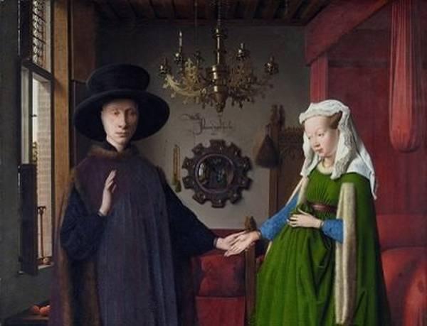 Фото:  Фрагмент картины Яна Ван Эйка «Портрет Четы Арнольфини», 1434 г.