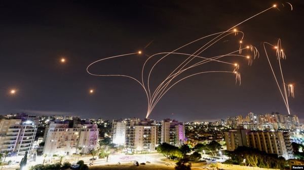 Перехолення ракет із Гази системою Iron Dome, Ашкелон, 9 жовтня 2023. REUTERS/Am
