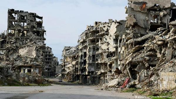 Фото:   Сирийский город Хомс сегодня