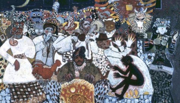  Фото:gallery 101.com. Віктор Зарецький, «Коляда», 1987.