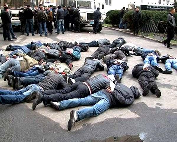 Фото:  арест сепаратистов в Харькове
