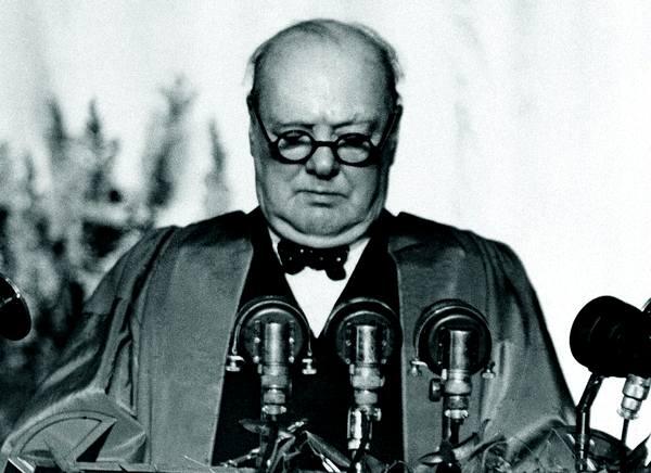 Фото:  Выступая в провинциальном Фултоне, Черчилль не предполагал, что его речь 