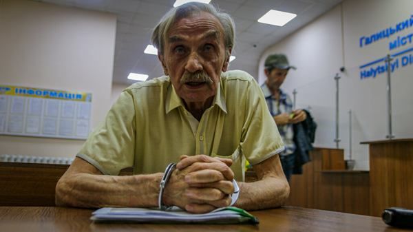 Олександр Косторний у Галицькому районному суді Львова, 22 серпня 2022 року
