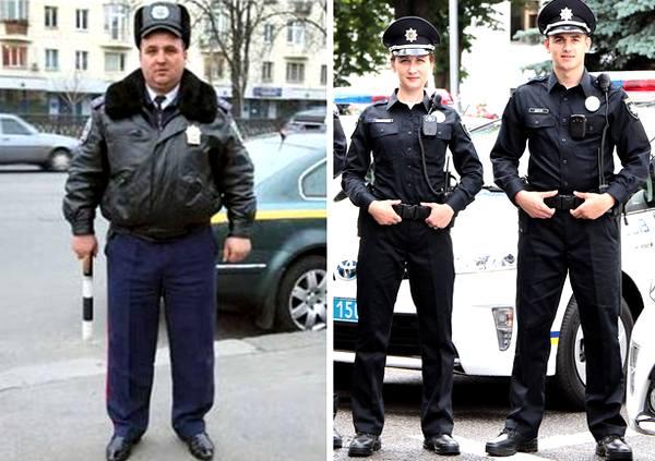 Фото:  Полиция vs милиция 