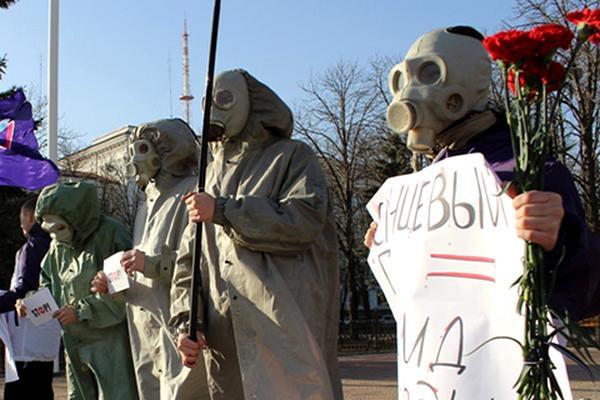 Фото:  В Харьковской области набирают силу протесты против добычи газа