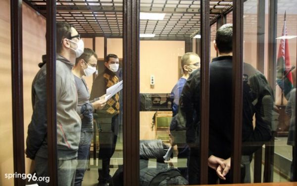 Суд Минского района рассматривает дела против пяти минчан, задержанных 29 сентяб