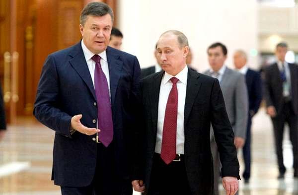 Фото:  Пакт Путина-Януковича